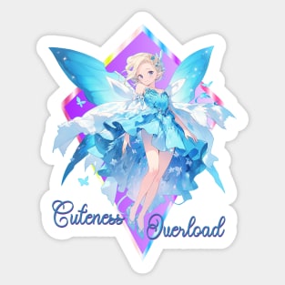 Cuteness Overload Fairy Girl Sticker